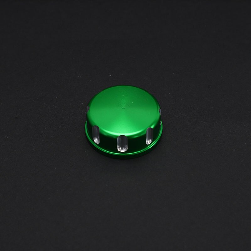 Motorcycle Plastic Water Coolant Reservoir Tank CNC Caps KLX 250 KLX250Coolant Reservoir Tank Radiator Overflow for Kawasaki: Green Cap