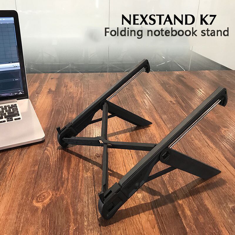 Nexstand  k7 laptop stativ sammenfoldelig bærbart laptop bord kontor ergonomisk notebook stativ holder til macbook pro laptop tilbehør