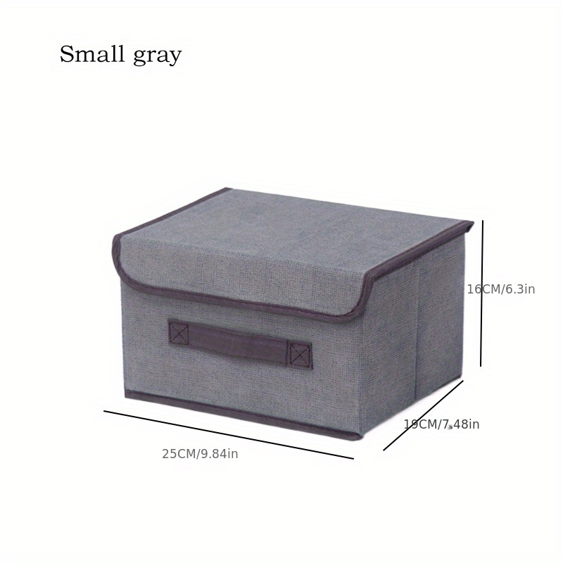 Household Fabric Storage Box Foldable Clothing Storage And Finishing Box Multi-purpose Non-woven Dust-proof Storage Box: Red