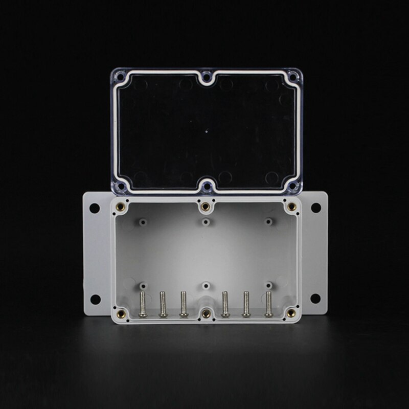 120x81x65mm ABS Plastic IP65 Waterproof Wire Junction Box Clear Outdoor Case Transparent Connector Project Box Mounted Enclosure