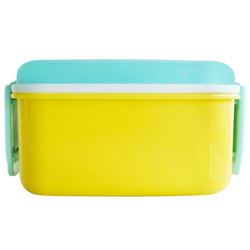 Kid Mini Bento Box Cartoon Cute Student Fruit Box Microwave Plastic Double Layer Kindergarten Lunch Box Food Container