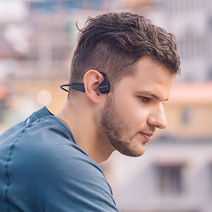 Oryginalny Padmate S30 z przewodnictwem kostnym otwarty-ucho sportowe słuchawki douszne IPX5 wodoodporny, długi czas pracy na baterii Bluetooth 5.0 słuchawki lekkie