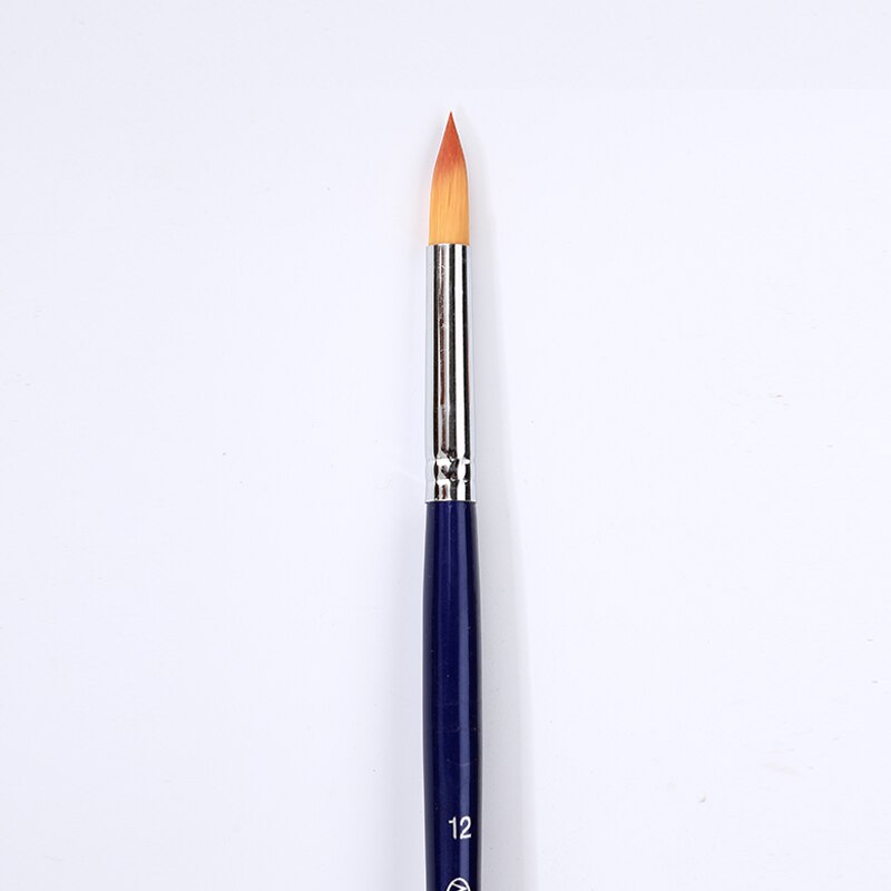 6 Piece Miniature Paintbrush Set - Fine Detail Art & Model Tools - Nylon Hair, Wood Handle