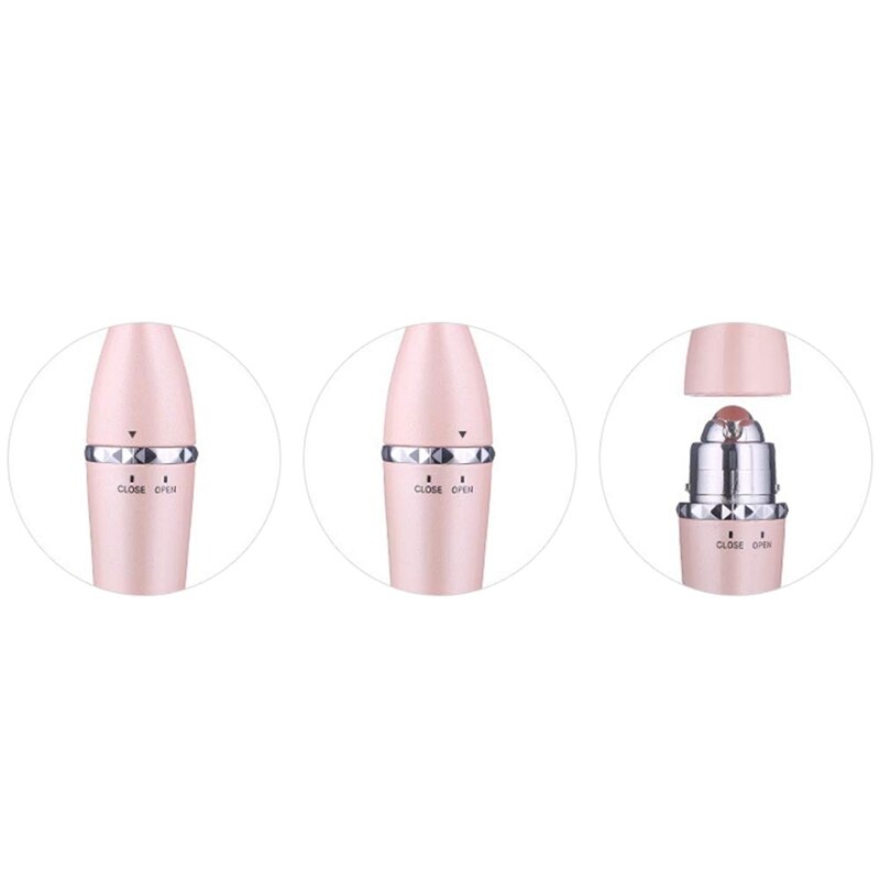 3D Face-Lifting Instrument Electric Face-Lifting Artifact Roller V Face Massager Lifting Firming Facial Beauty Bar Pink