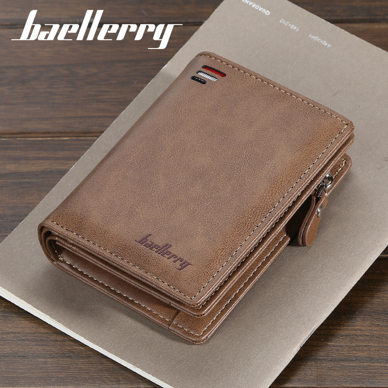 portefeuille hommes Style classique portefeuille en cuir PU hommes portefeuilles court homme sac à main portefeuille porte-cartes hommes