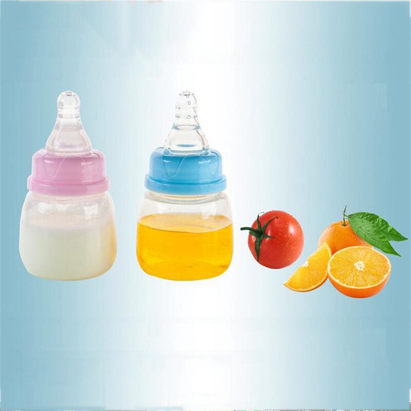 1Pcs Baby Melk Fles Pasgeboren Verpleging Fles 60Ml Pp Materiaal Goedkope Zuigfles Peuter Voeden Accessoires 3 kleuren