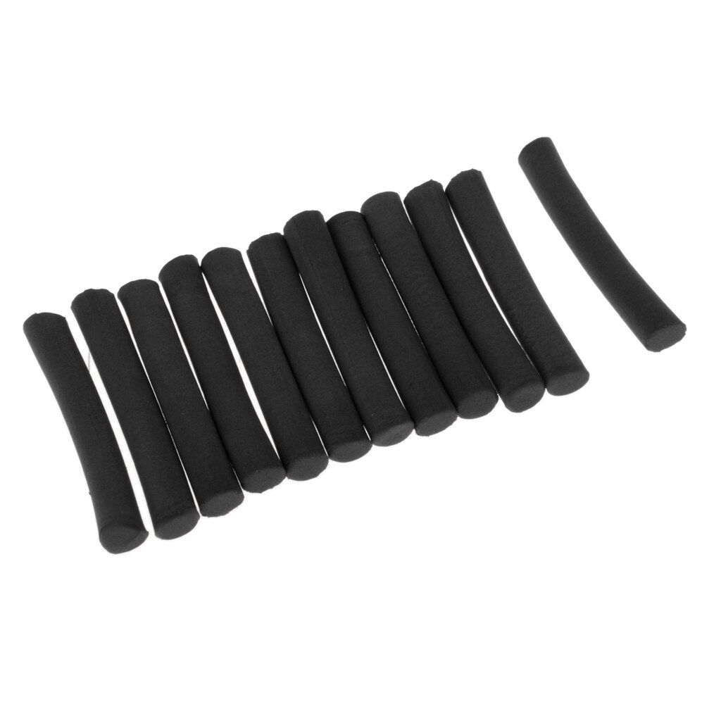 Premium Eva Karpervissen Schuim Stok Cilinder Float Maken Vliegbindset Rig Sticks Pop-Ups Baits 50 Mm Vissen accessoires: Black