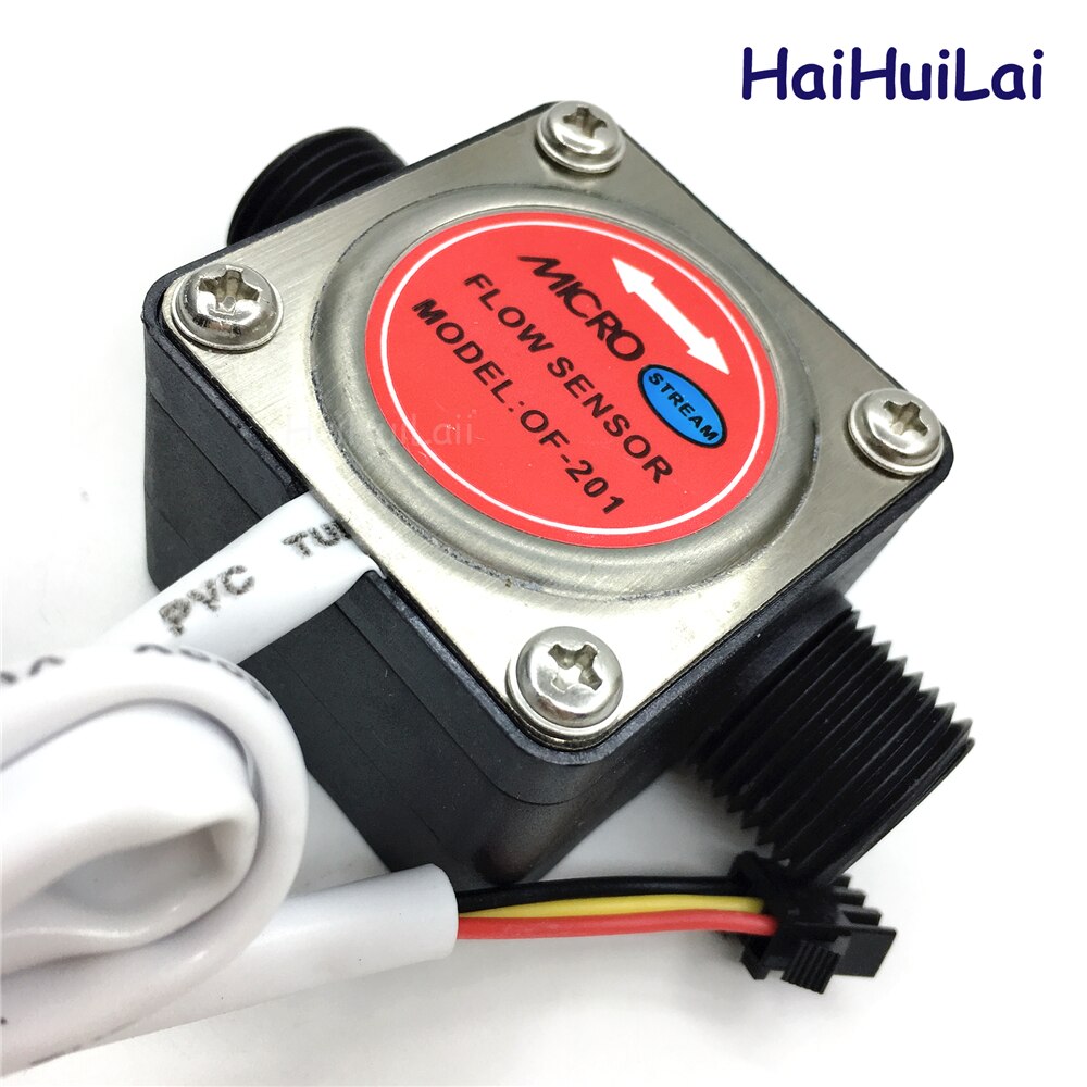 OF-201 Hall effect NPN signal pulse output 1/2" Oval Gear Flow Meter Sensor