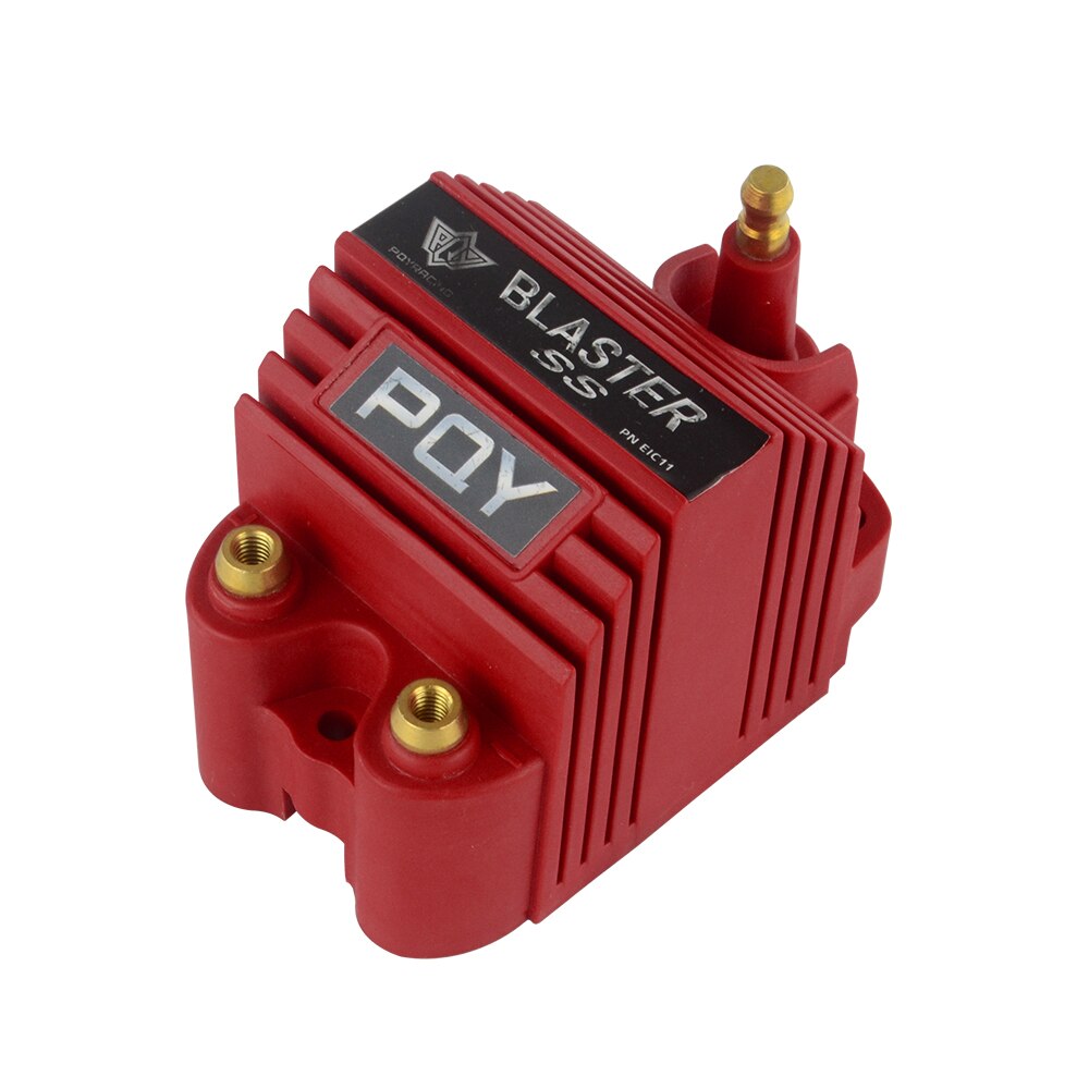 LZONE - Universal Blaster Ss 12V High Output External Male E-Core Ignition Coil With Kits Adaptor JR-EIC00-K