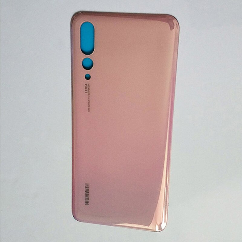 Custodia posteriore per coperchio batteria per Huawei P20 pro custodia posteriore in vetro 3D custodia coperchio posteriore cornice fotocamera sostituzione obiettivo