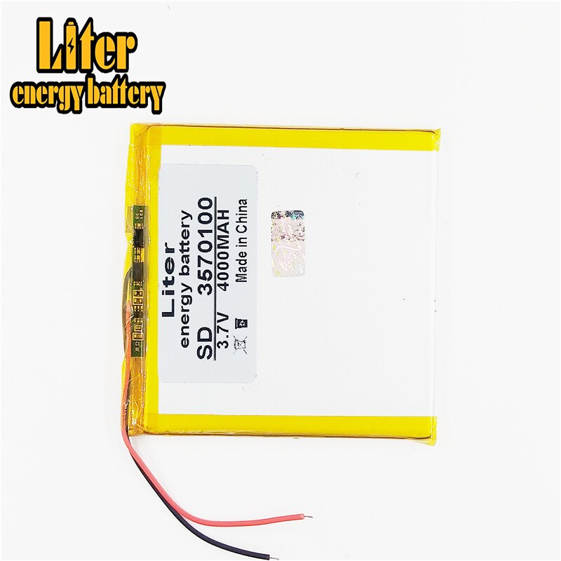Beste Batterij Maat 3570100 3.7V 4000Mah Lithium Tablet Polymeer Batterij Met Bescherming Boord Voor 7 Inch Tablet pc