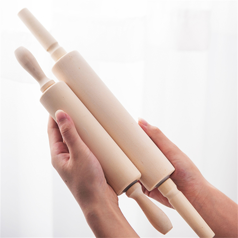 Rodillo de rodillo de barro suave para formación de piezas de barro, herramienta de cerámica de madera, palo de arcilla rodante