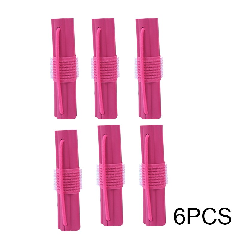 Rodillos de esponja rizadores de pelo para mujer, herramienta de estilismo DIY ondulada para rizos, herramientas de modelado, rizos de cabello de estilo, 1/6 Uds.: 6pcs