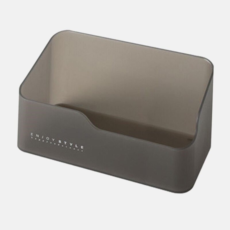 Portable Transparent Makeup Organizer Storage Box Acrylic Make Up Organizer Cosmetic Organizer Makeup Storage Drawers Organizer: Style2-Grey
