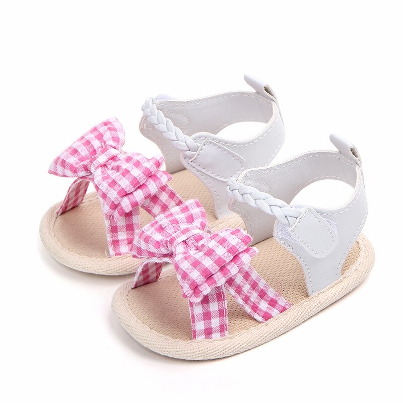 Baby Sandals Summer Toddler Soft Bow-knot Shoes for Girls Infant Non-slip Bottom Girl Princess Shoes for Children