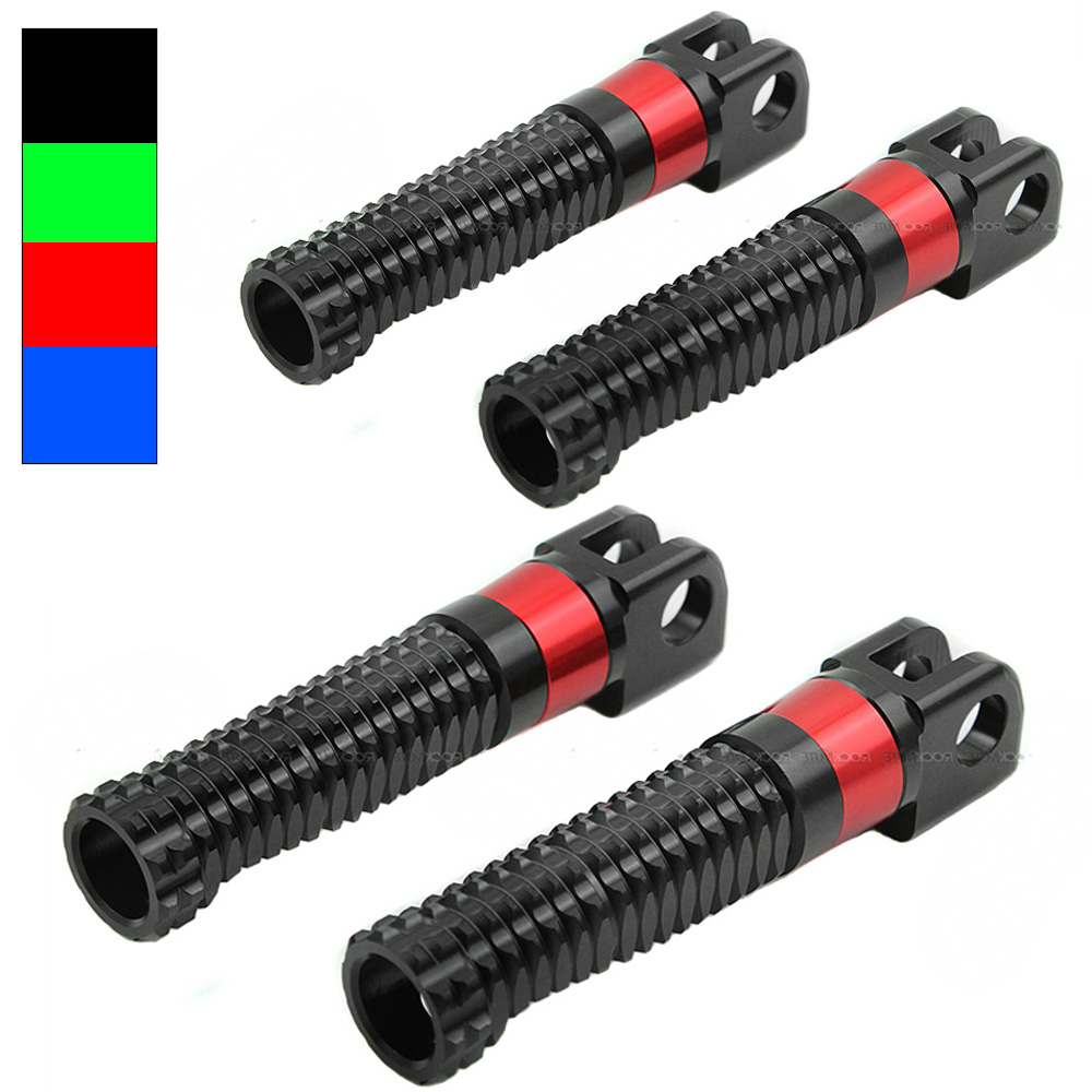 Estribos delanteros y traseros para DUCATI MONSTER 695, 696, 796, 1100S, reposapiés, pasajero, antideslizante