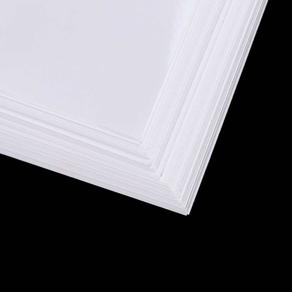 50Pcs A4 Laminating Pouches Self Adhesive Stickers Paper Gloss Laminator Sheets Sleeves Package Label Office School Supplies