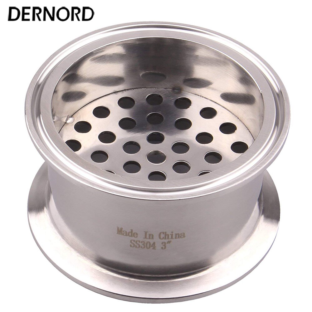 Sanitary Filter Plate 3" Tri-clamp, Ferrule OD 91mm, Stainless Steel 304