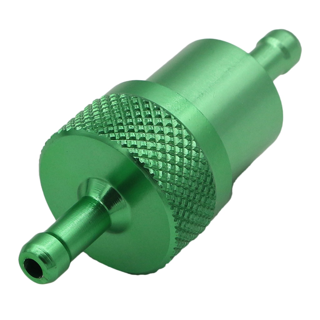 0.3in 40 Aluminum High Flow Fuel Inline Petrol Filter Car Truck Green