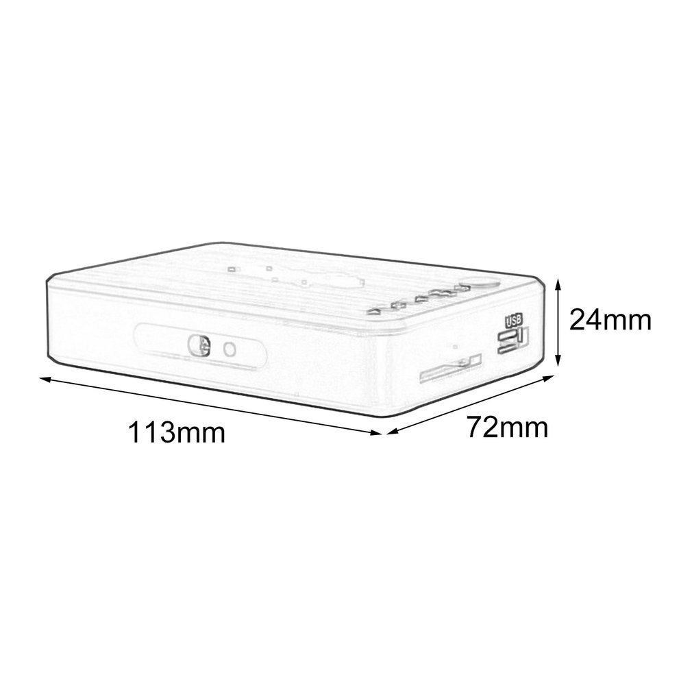 Mini 1080P HD Multimedia-Spieler 5V/2A HDMI Multimedia TV Kasten 3 Ausgänge HDMI/VGA/AV USB SD Karte EU uns UK AU Stecker