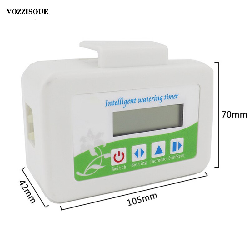 Vandingstimer solenergi drypvandingsanlæg automatisk vanding komponenter automatisk vanding indendørs planter kit de riego por goteo