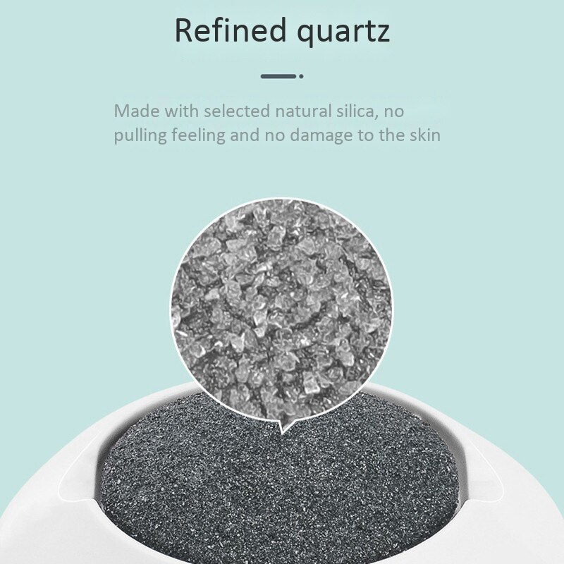 Lima eléctrica para los pies, eliminador de callos al vacío, recargable por USB, para pedicura y piel muerta