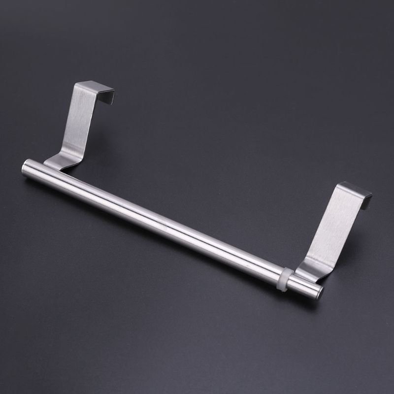 Extendable Over Door Towel Rack Bar Hanging Holder Bathroom Kitchen Hotel Cabinet Cupboard Shelf Rail Stainless Steel Jan-23