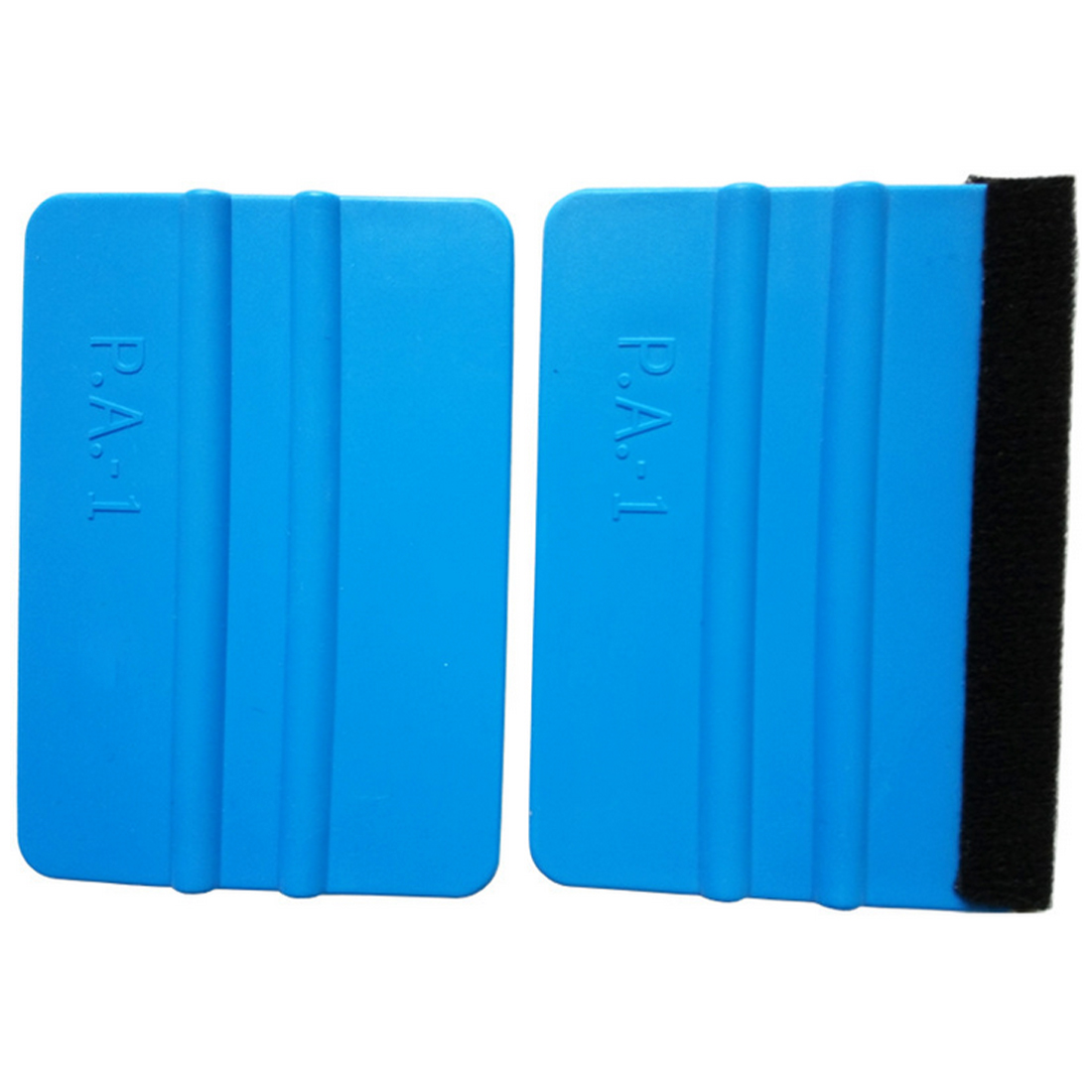 Auto Vinyl Folie Gereedschappen Blauw Schraper Rakel Met Vilt Rand Auto Styling Stickers Accessoires