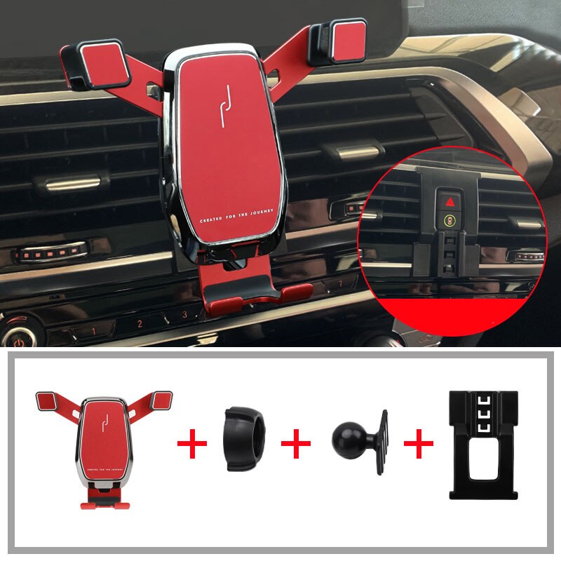 Soporte de teléfono para bmw x3 g01 m x4 g02, ventilación Interior deportiva,: red