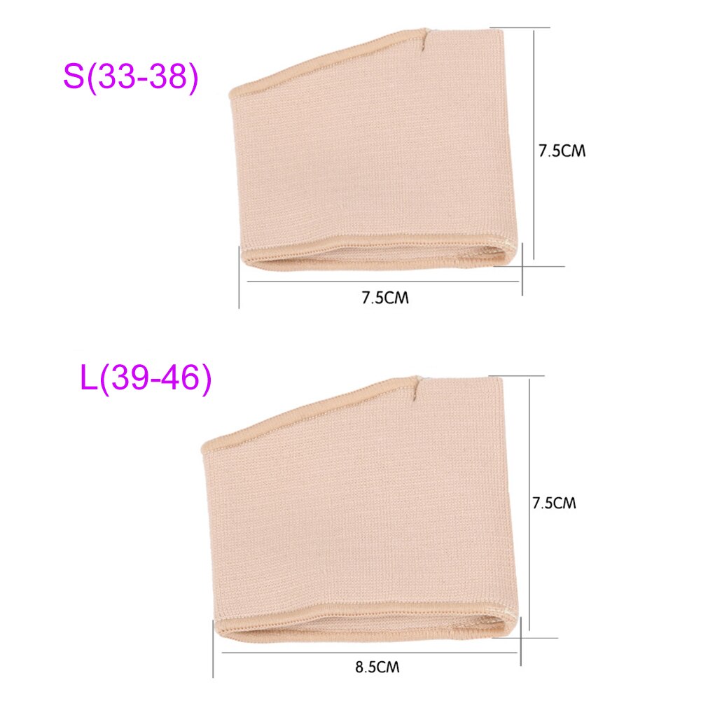 1 Pair Fabric Gel Metatarsal Ball Of Foot Insoles Pads Cushions Forefoot Pain Support Front Foot Pad Feet Foot Care Tool Orthope