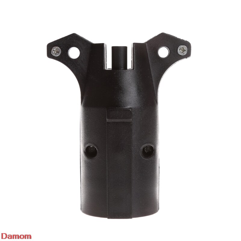 7 Way Round to 4 Pin Flat Blade Trailer Connector Plug Light Adapter RV Boat