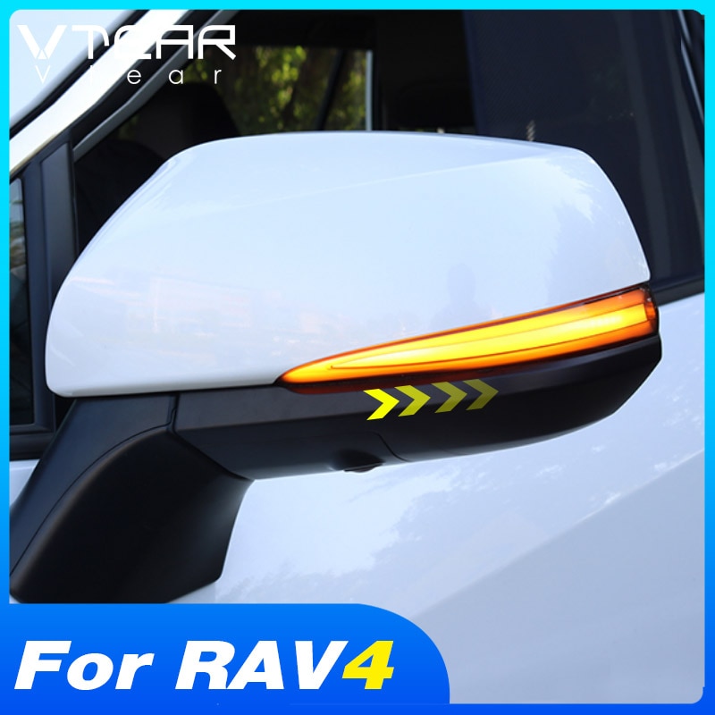 Vtear Voor Toyota RAV4 Accessoires Led Rear Bumper Remlicht Dynamische Richtingaanwijzer Auto Exterieur Modificatie