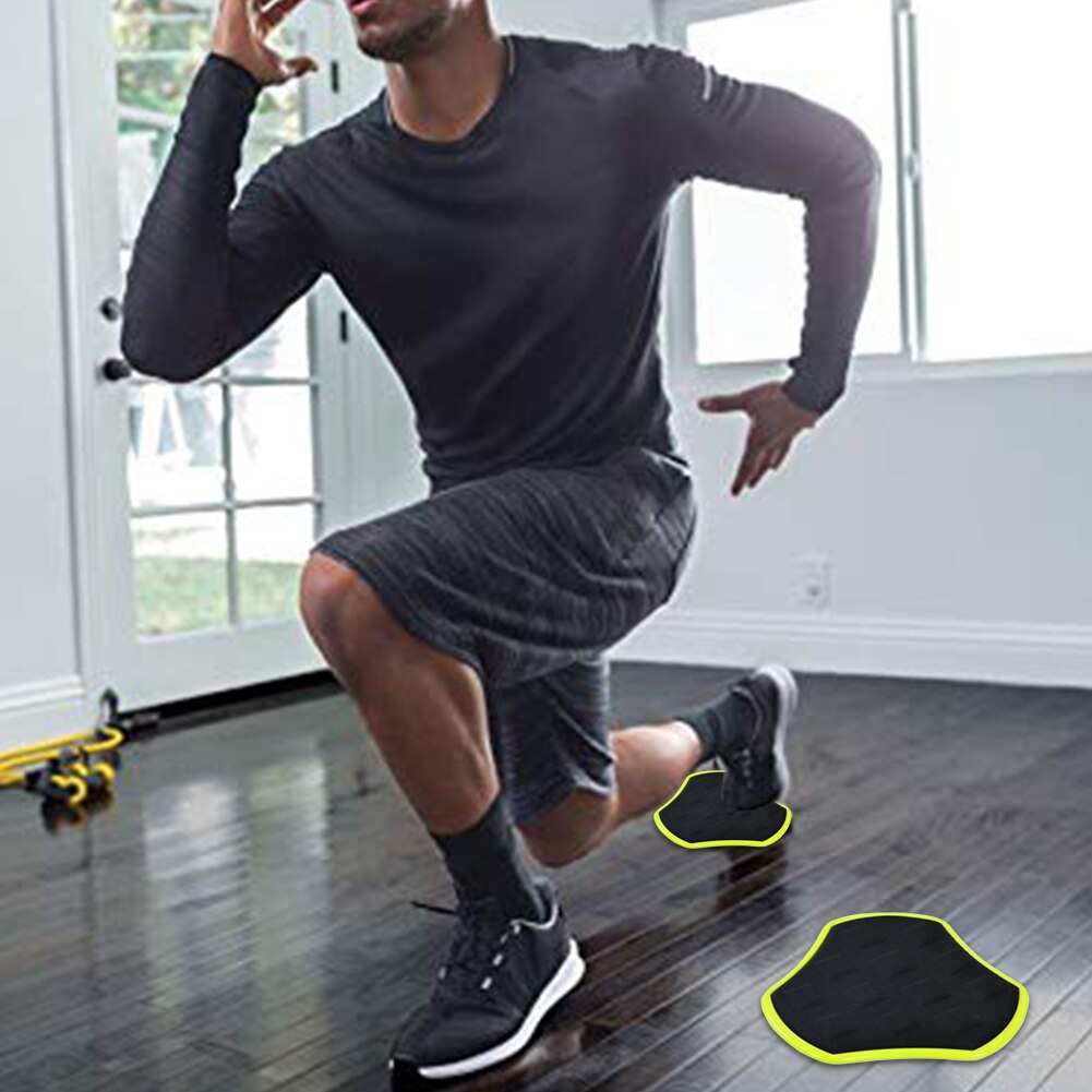 Fitness Slider Mat Exercise Slide Sliding Plate For Core Stability Exercises Coordination Skills Training Home Hard Floor Gym