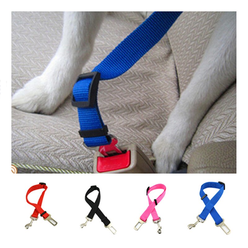 (20 stuks/partij) Nylon Hond Veiligheid Riemen Leads Reizen Pet Seat Belt