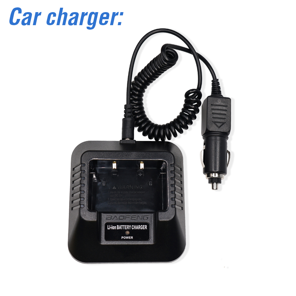 Original Baofeng UV-5R UE/EE. UU./REINO UNIDO/USB/cargador de batería de coche Radio bidireccional UV5R DM-5R cargador Baofeng Walkie Talkie UV-5R Accesorios: Morado