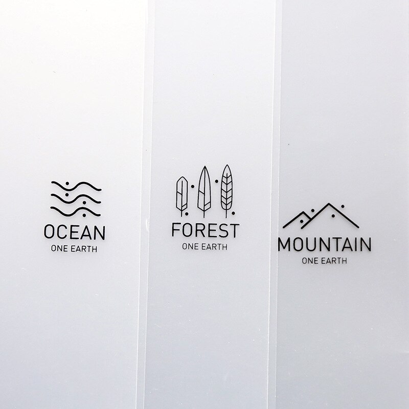 4pc/lot report cover transparent folder filing product Office supplies stationery Business documents storage