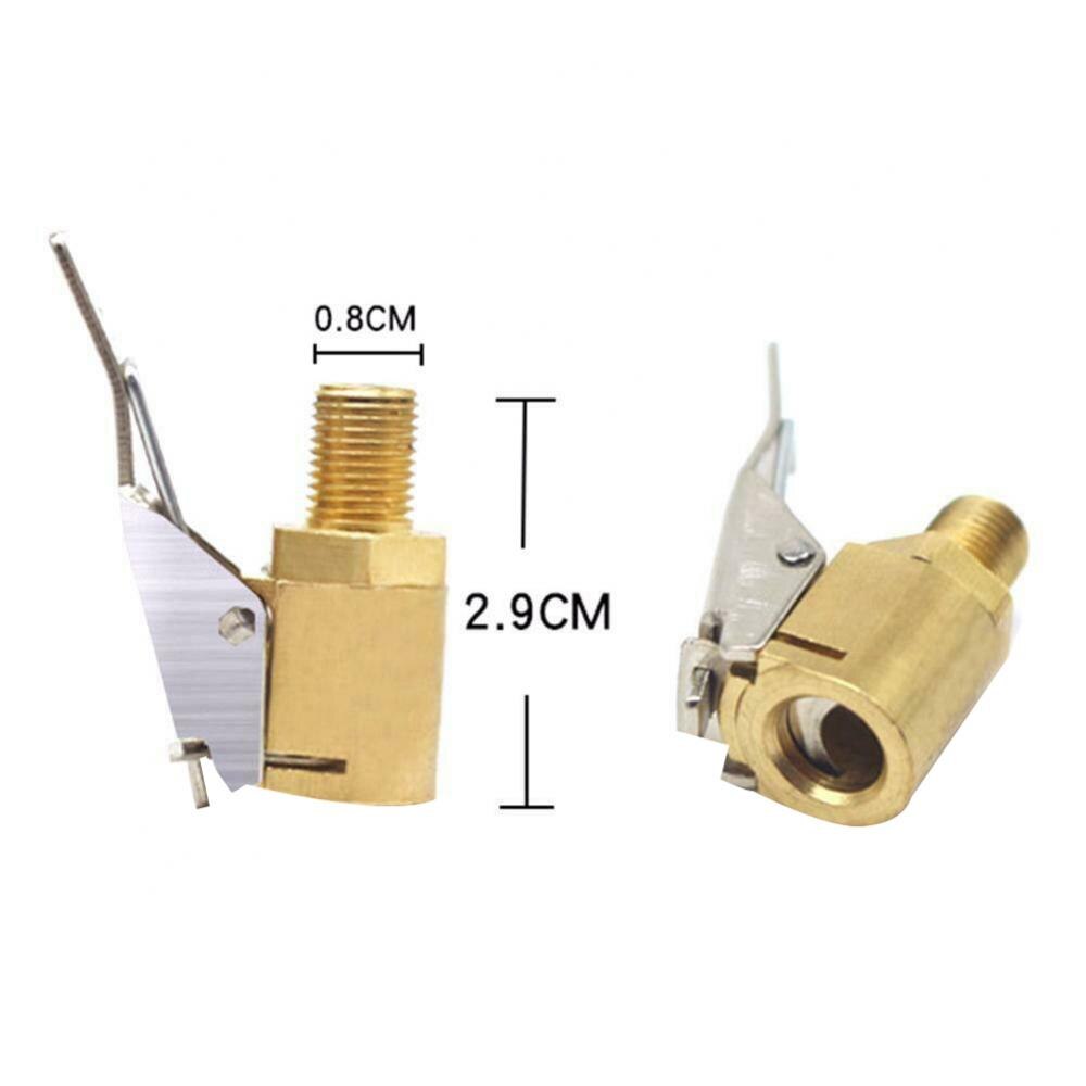 Duronge 2 Stuks Bandenventieladapter – Snelsluiting, Koper + Zinklegering, Universeel Voor Auto, Motor, Fiets, Compressor