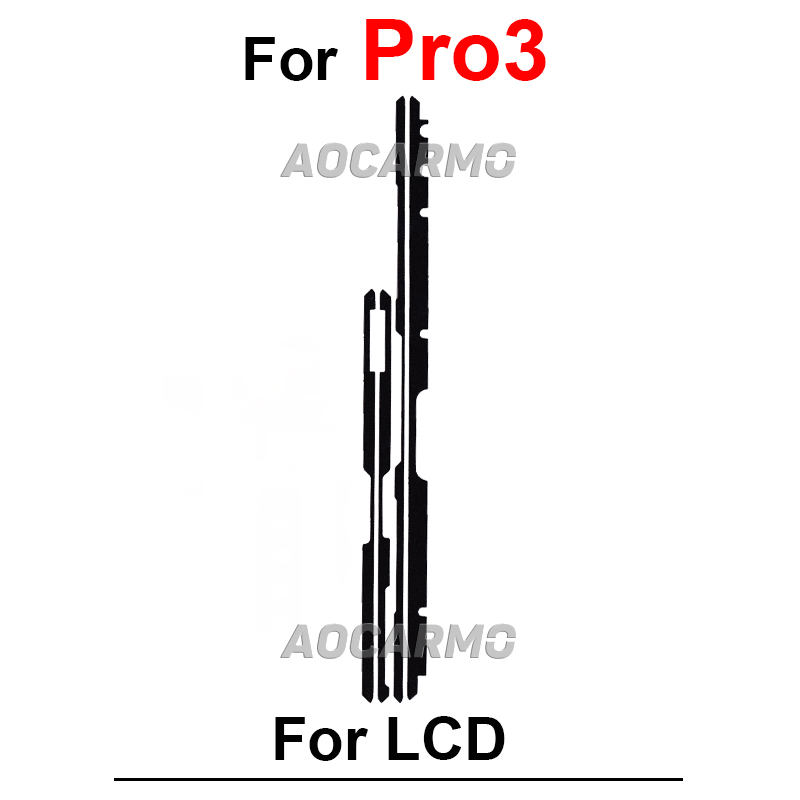 Do Surface Pro 3 4 5 6 7 GO1 GO2 Book 1 3 Book2 Book3 13,5 15 cali Przedni klej samoprzylepny Naklejka na wyświetlacz LCD Pro4 Pro5 Pro7 Pro9: Przezroczysty