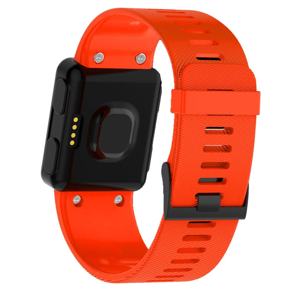 Adequado Para Garmin Forerunner 35/30 Watchs Cinta Substituição Pulseira de Silicone Macio de Alta Qualidade: Orange