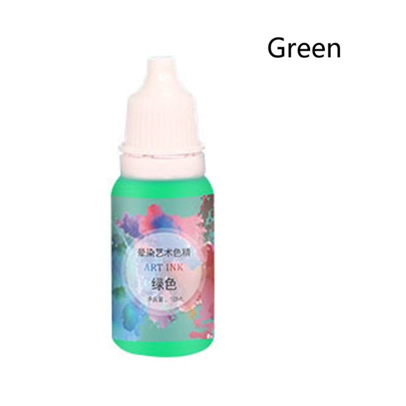 Art Ink Natural Pigment Colorant Dye Ink Diffusion UV Epoxy Resin Jewelry Making: 11