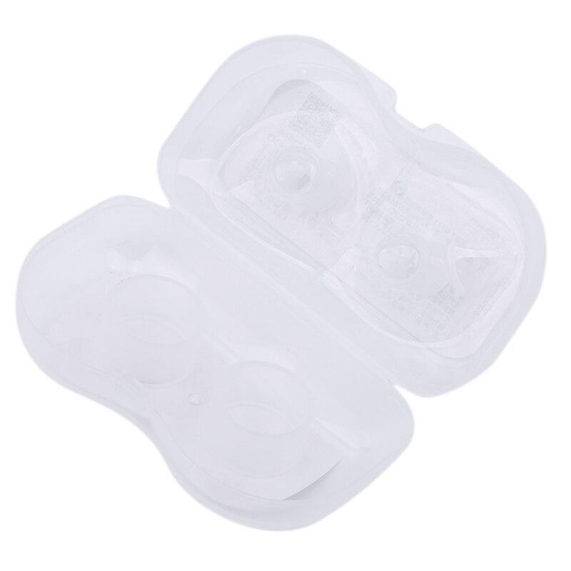 2Pcs Silicone Nipple Shield Silicone Nipple Protector Baby Breast Milk Feeding Two Per Box Pregnant Women