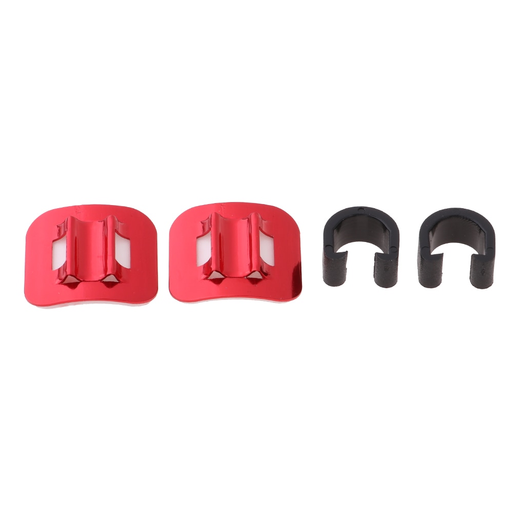 2 st cykel stick-on guide line clips växelkabel klämma fast mountainbike vajerhållare