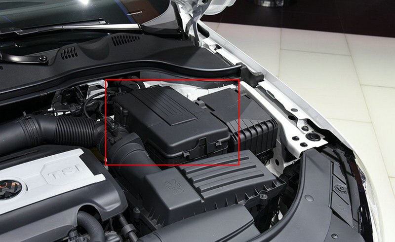Gælder for passat cc jette golf 6 mk6 caddy touran batteribeskyttelsesdæksel batteri støvdæksel batterikasse 1kd 915 433