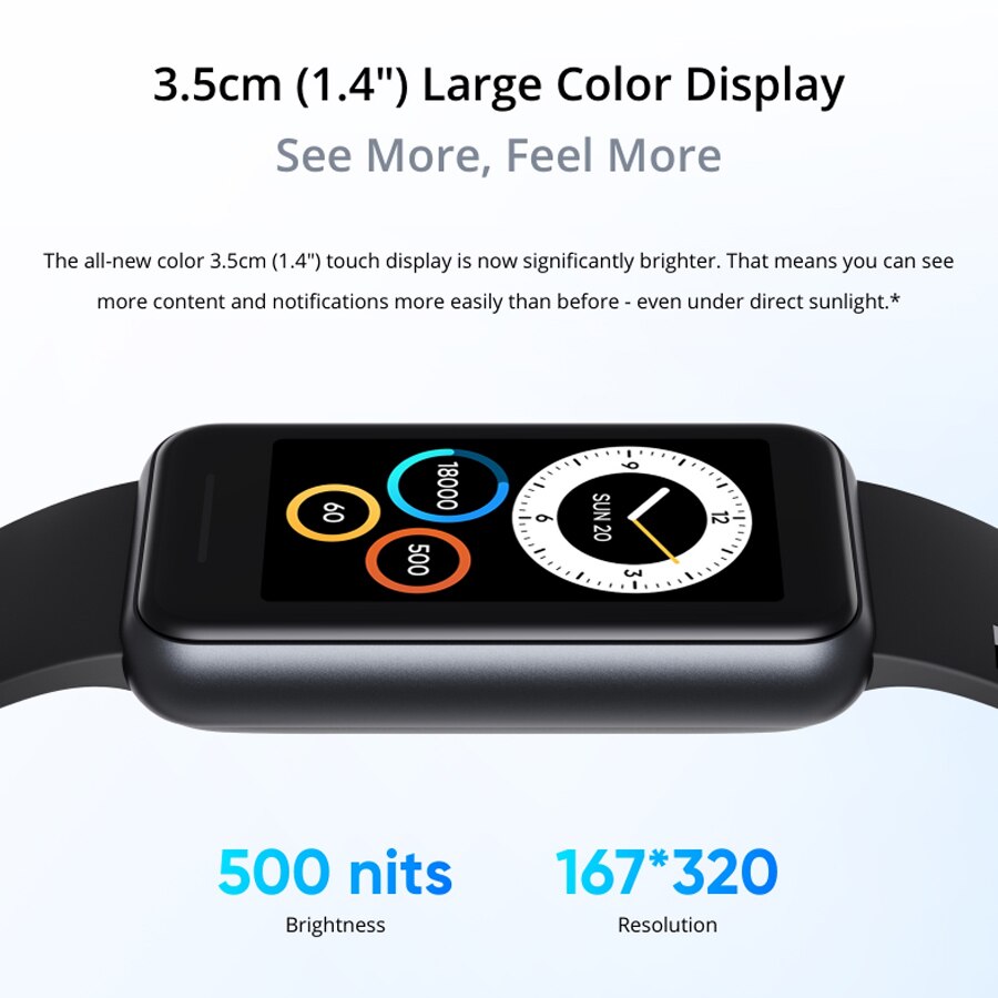 Original realme Band 2 Smart Bracelet SpO2 Monitor Smart Wrist Heart Rate Tracker Bluetooth 5 ATM Waterproof Smart Band