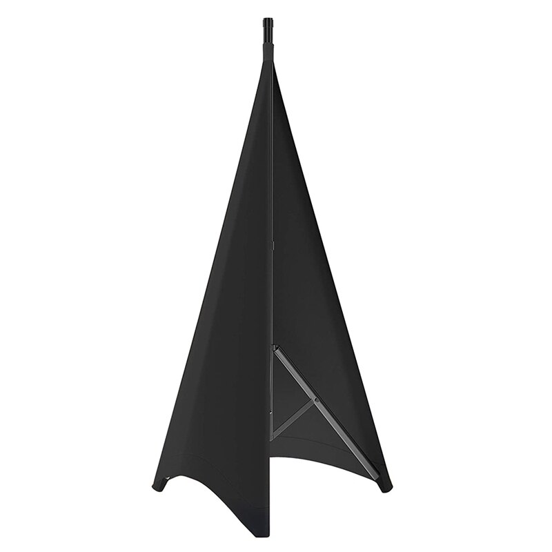 Universal dj light speaker stand nederdel stativ scrim cover med strækbart polyester materiale: 1 højttalerstativ