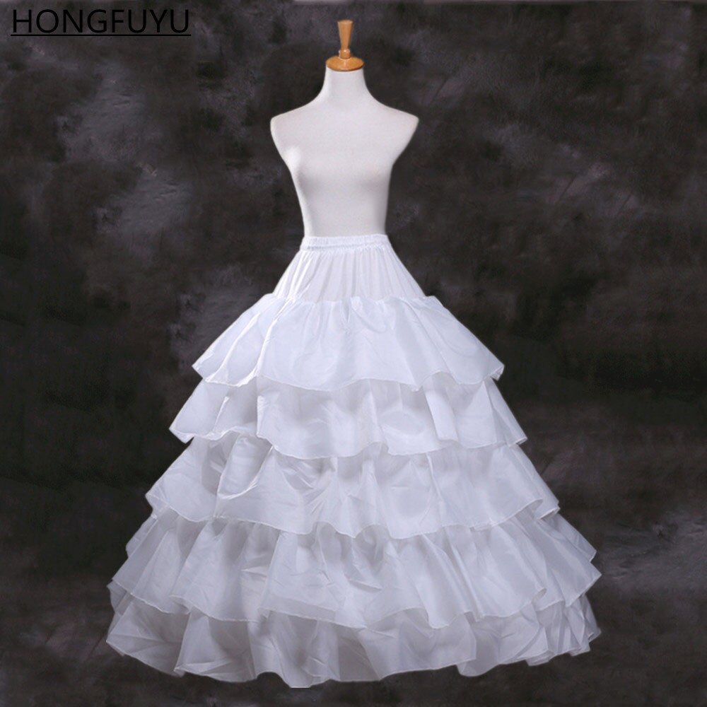 HONGFUYU-enagua Para Boda nupcial, aro de crinolina para graduación, falda de lujo, antideslizante, novedad de: 8
