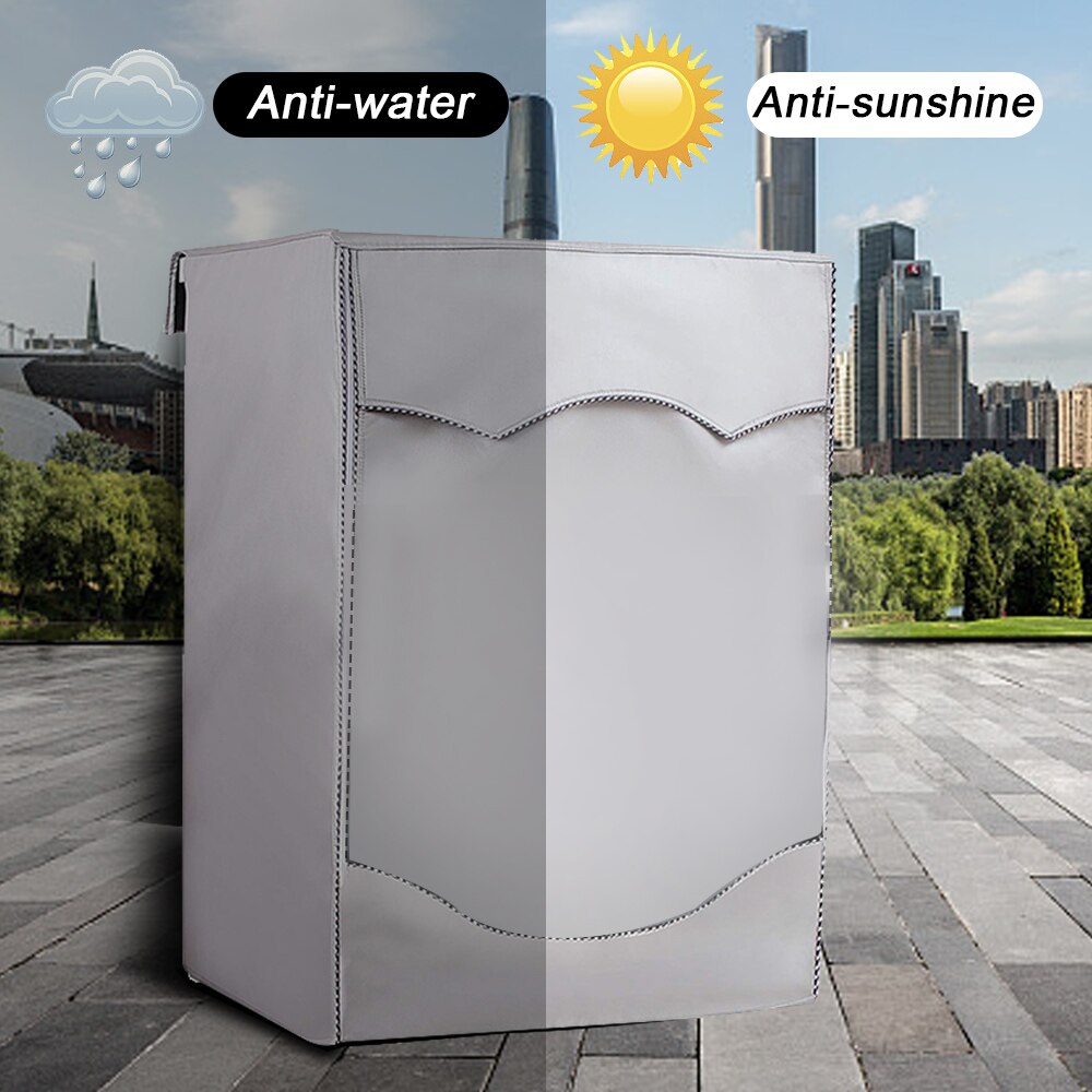 Waterproof Case Washing Machine Cover Home Storage Dustproof Sunscreen Front Load Laundry Dryer Covers Washing Machine Cover