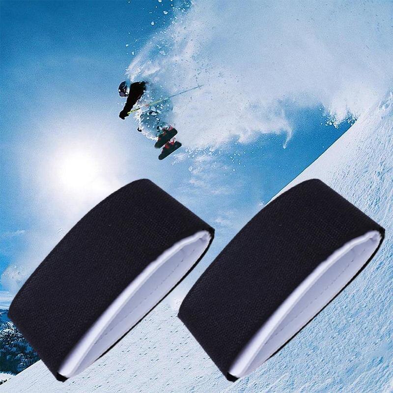 2 unids/set de esquí Correa correa de sujeción cinta EVA suministros Cable correa de fijación al aire libre cinta Durable corbata Por N0K9