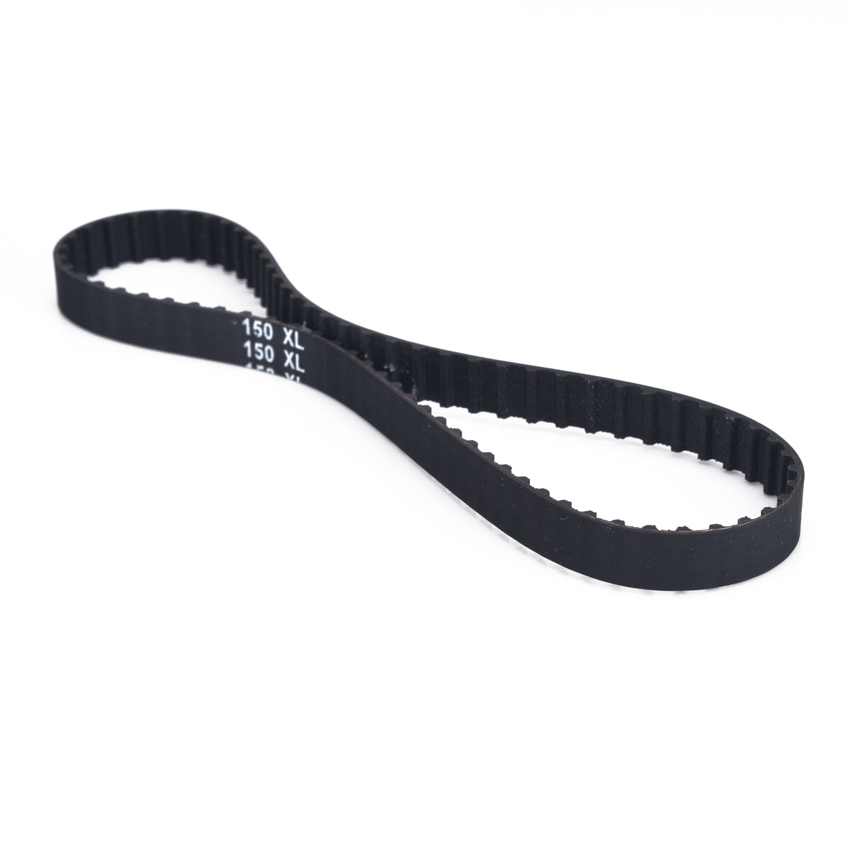 1 Piece Timing Belt XL 10mm Aging-Resistant 150XL037 Black Timing Belts 75 Teeth Cogged Rubber Geared Drive Belt