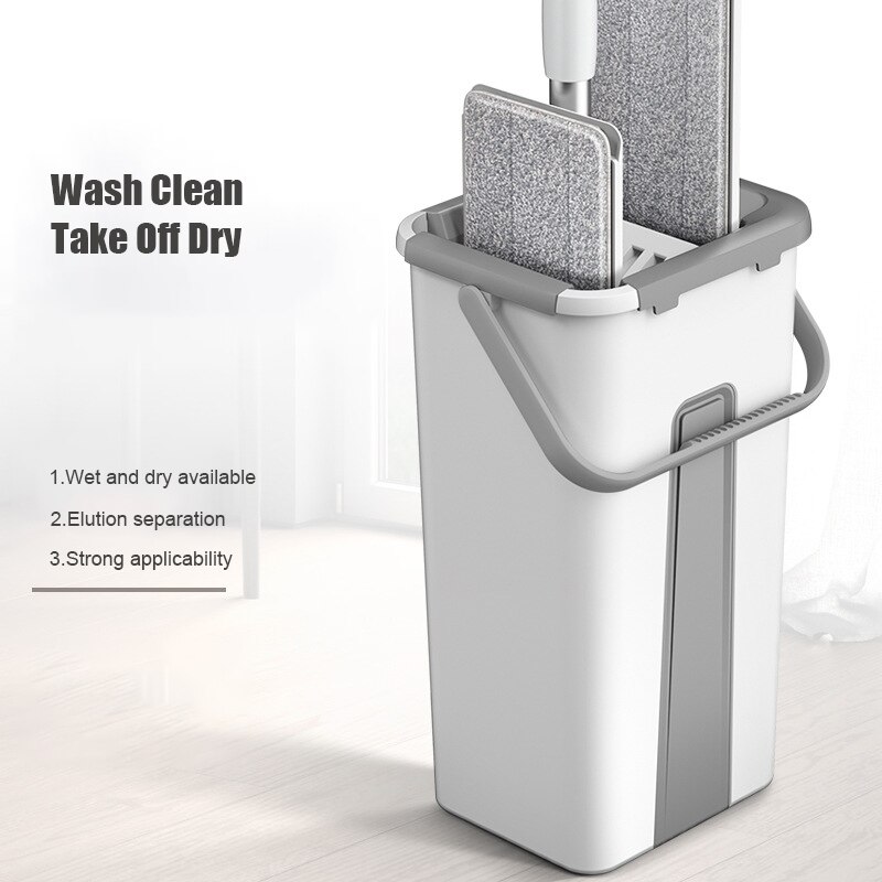 Xiaomi-fregonas con cubo para limpieza de suelos, mopas con cubo para limpieza de suelos, ayuda a las personas con problemas de limpieza